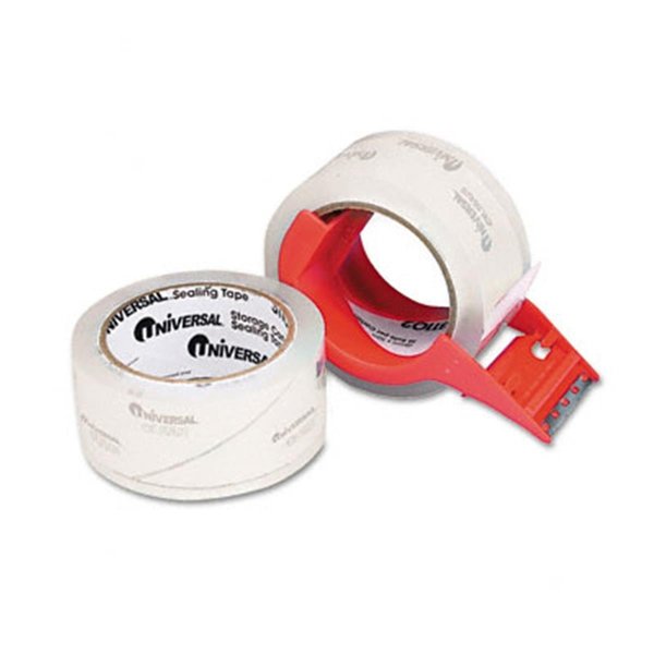 Universal Battery Universal Mailing and Storage Tape 2 x 55 Yards 3 Core Clear Two per Box 31102